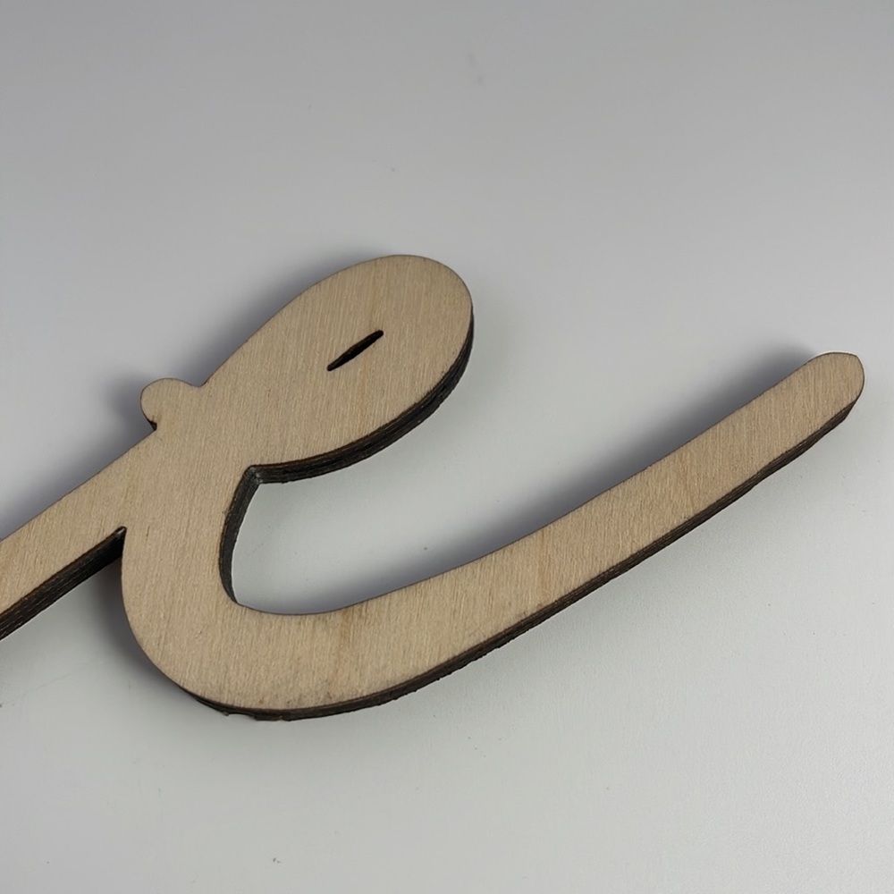 Laser Wood Sign “One” - Picture 7 of 9